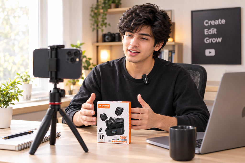 Polokama Broadcast Lavalier Mic | VM-80 Pro | Best Mic for Youtube in Pakistan